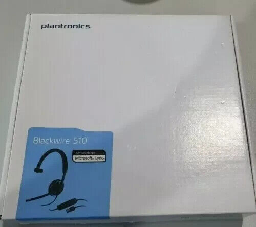 Plantronics Blackwire C510-M Mono Rumore Eliminazione USB Cuffie per Microsoft