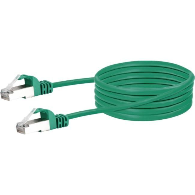 SCHWAIGER CKB6025 059 Network Cable 2.5 m Cat6 SF/UTP (S-FTP) Green - Network Ca