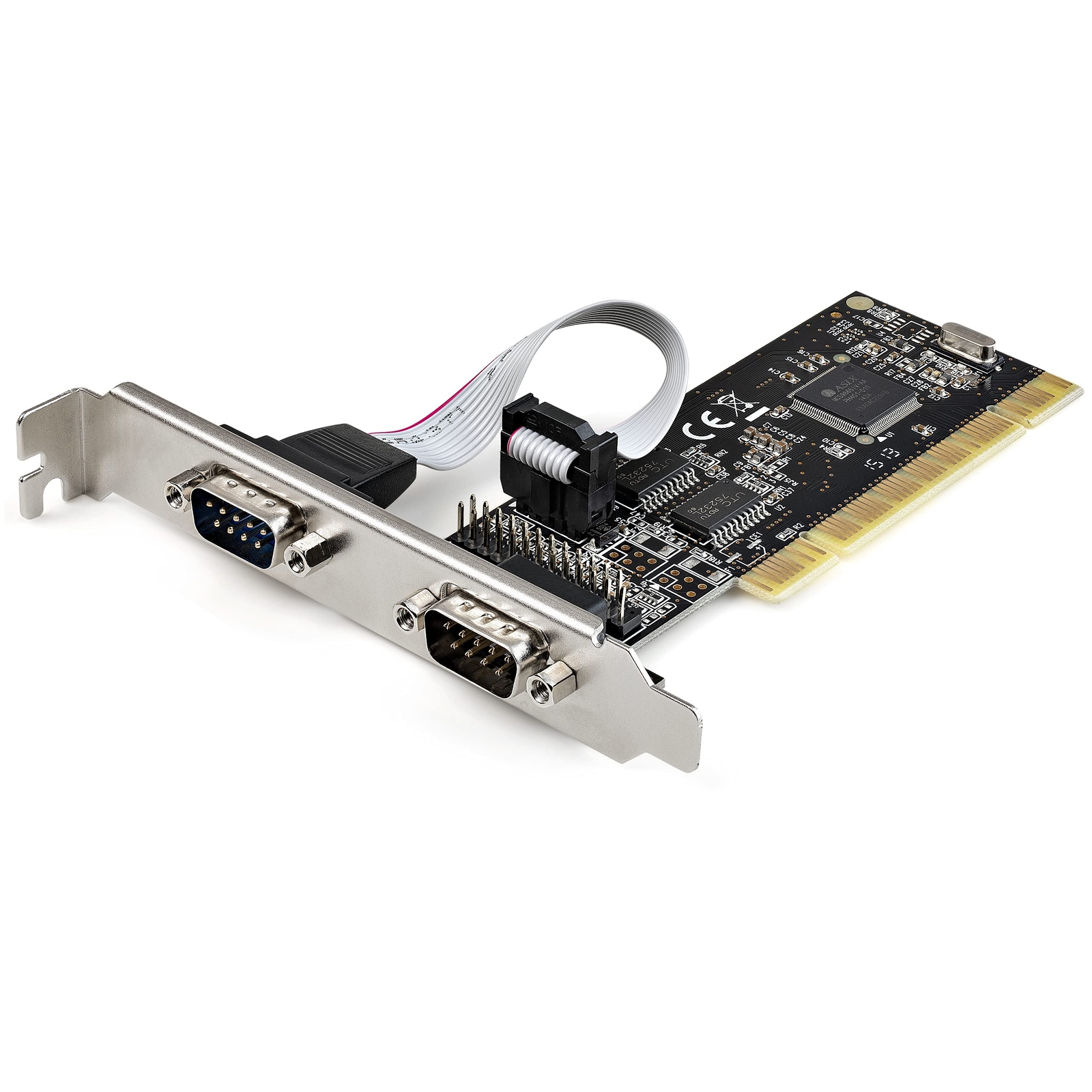 StarTech.com PCI Serial Parallel Combo Card with Dual Serial RS232 Ports (DB9) &