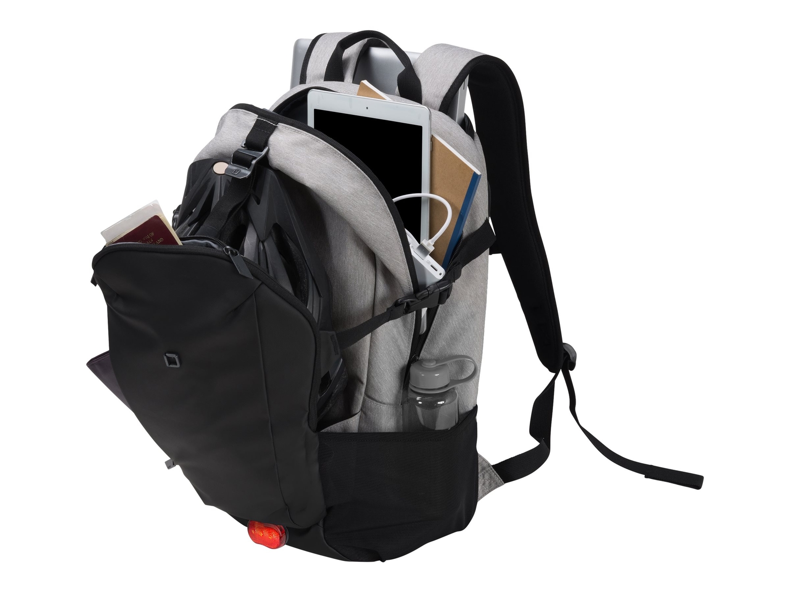DICOTA Backpack GO Notebook carrying backpack 13" 15.6" light grey 13" D31764