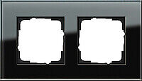 GIRA 21205  Esprit Glas - Black - Screwless - 95 mm - 166 mm - 9.85 mm - 1 pc(s)
