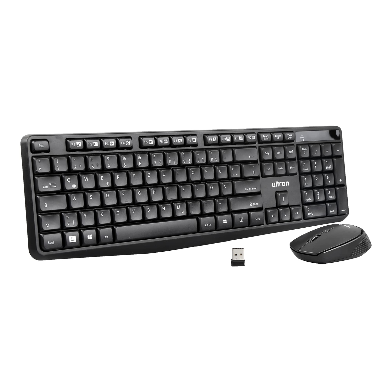Ultron UMC300 keyboard RF Wireless German Black