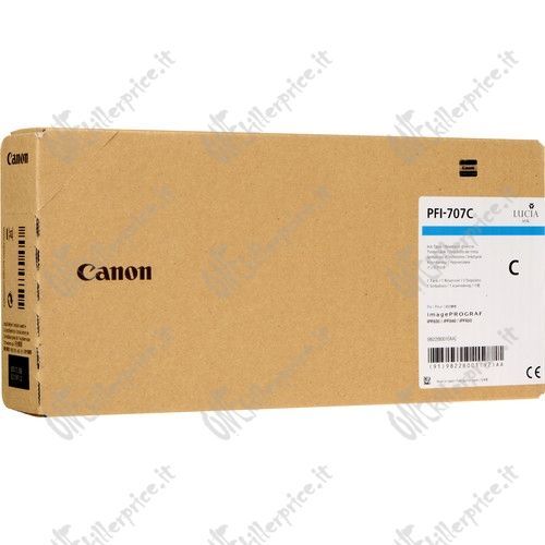 PFI-707c  Canon PFI-707C cartuccia d'inchiostro Originale Ciano  4549292023121