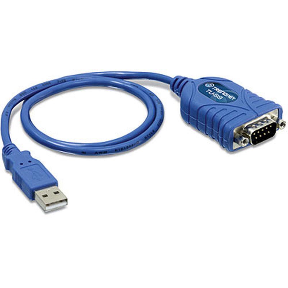 Trendnet TU-S9 cavo seriale Blu USB tipo A DB-9 (USB TO SERIAL CONVERTER - .)