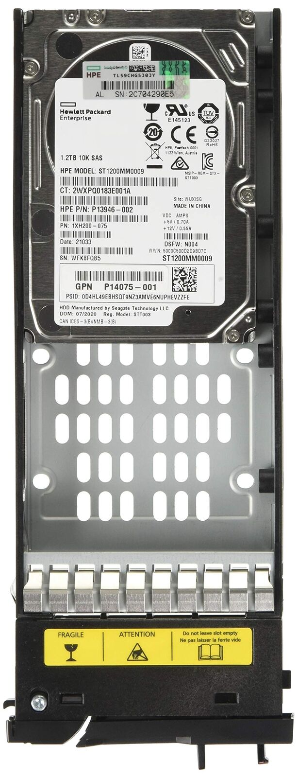 HPE - SD COMMER.DISK&SW(LI)BTO MSA 1.2TB SAS 10K SFF M2 STOCK