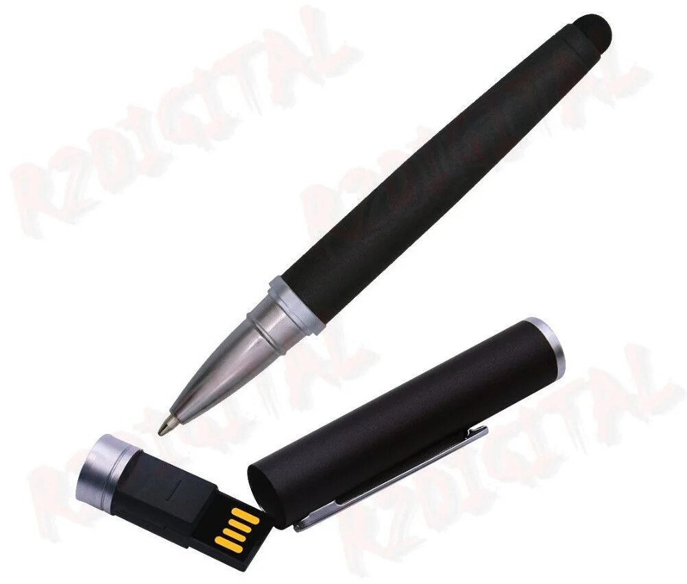 Penna biro Pendrive usb 32Gb a sfera NERO o BIANCO, Penna biro usb scuola e uffi
