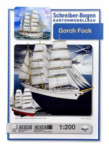 Schreiber-Bogen Card Modelling Gorch Fock (Z0u)