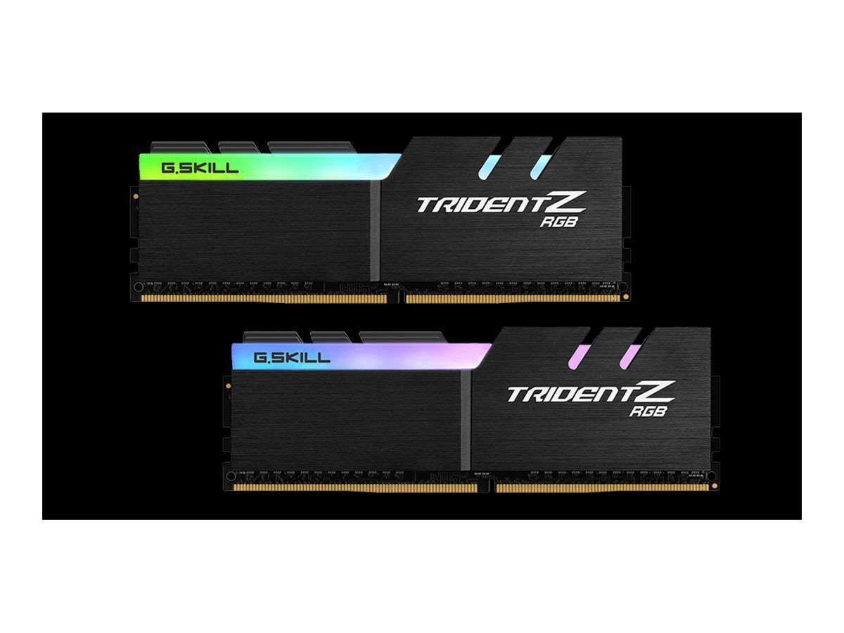 G.Skill TridentZ RGB Series DDR4 kit 32 GB: 2 x 16 GB DIMM F4-4000C18D-32GTZR