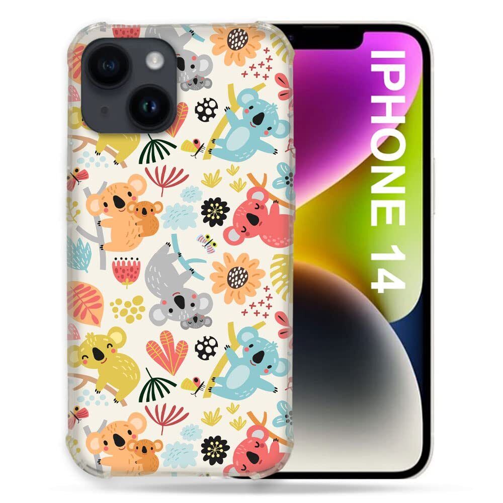 Cover per Iphone 14 (6.1) Animal Koala Pattern (Z6S)