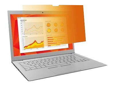 3M Gold Privacy Filter Notebook privacy filter 15.4" gold 7100168686