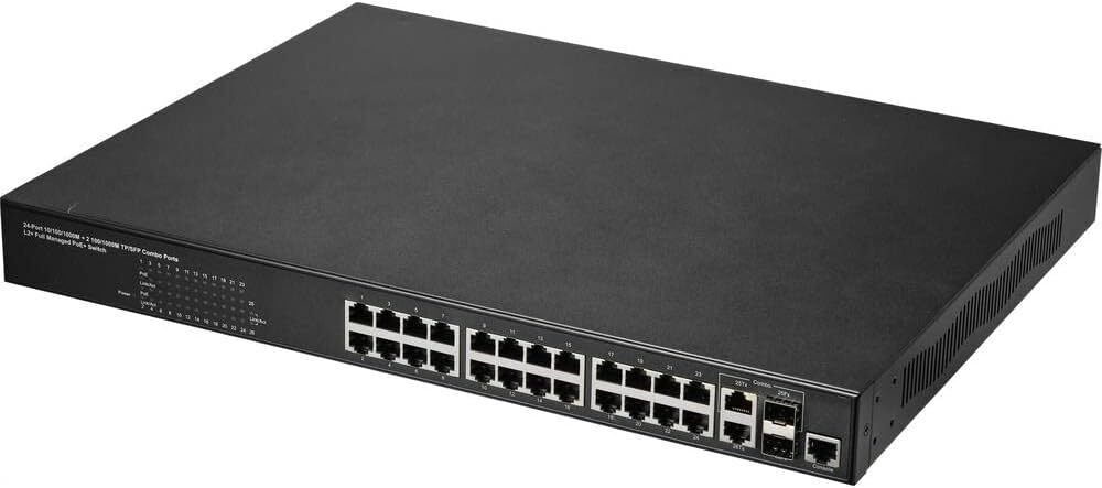 Renkforce RF-MSW-620 Switch di rete RJ45/SFP 24+2 porte 1 GBit/s Funz RF-4676514