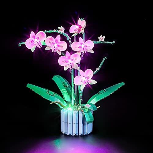 YEABRICKS Kit Luci a LED per Lego 10311 Creator Orchid Modello da (e5z)