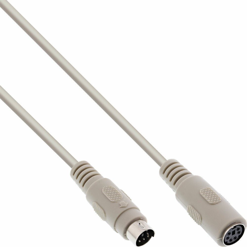 INL InLine® Cavo PS/2, maschio / femmina, 5m