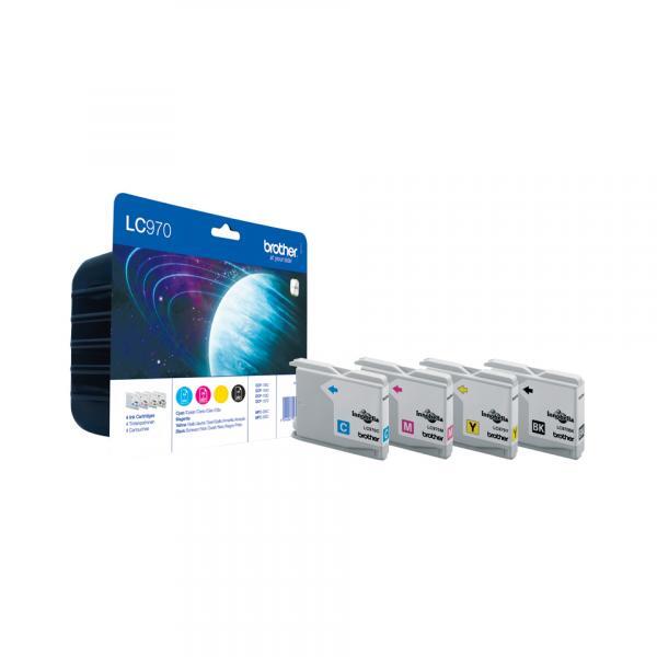 LC-970  Brother LC-970 Value Pack cartuccia d'inchiostro Originale Nero, Ciano,