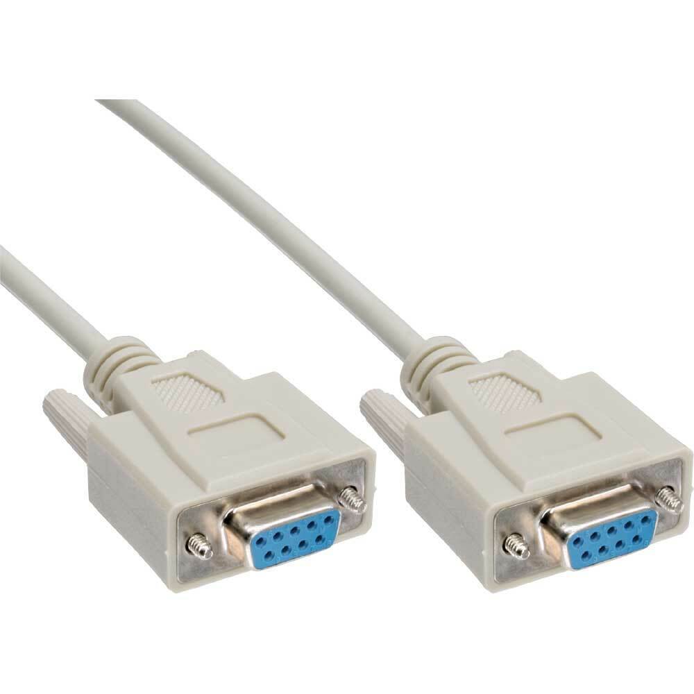 INL InLine® Cavo Nullmodem, Sub-D 9/9pin femmina, pressofuso, Pin 1-7+8 - 7+8-1