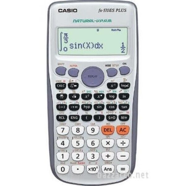 Calcolatrice Scientifica FX-570ES Plus Casio (Grigio Chiaro)