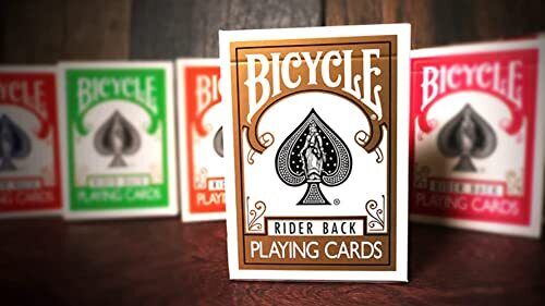 Bicycle 1 Deck of Gold - Carte da gioco con il retro (Gold) Deck Edition (W1u)