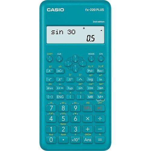 Casio FX-220 Plus calcolatrice Tasca Calcolatrice scientifica Blu