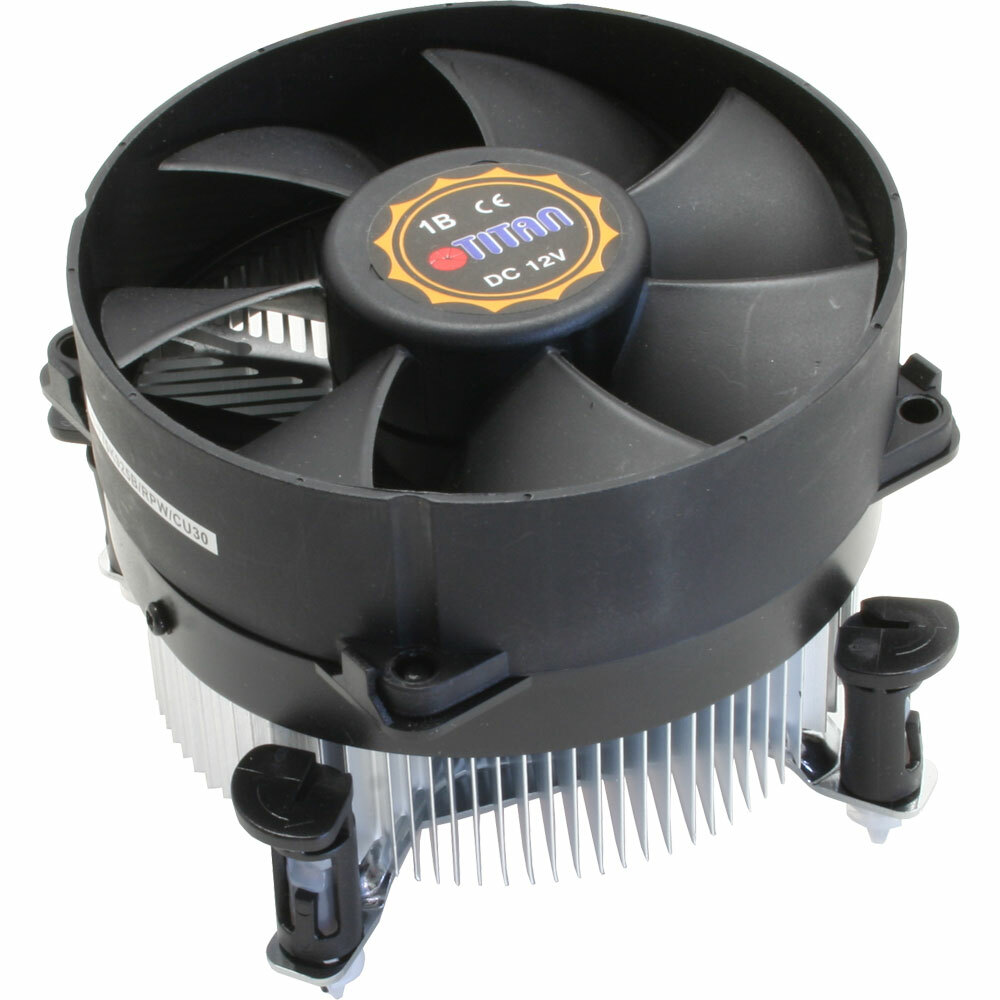 INL Dissipatore CPU Cooler per Intel Sockel 775, PWM, Titan DC-775K925B/RPW/CU3