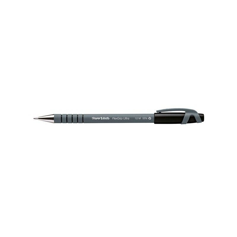 Penna Sfera Flexgrip Ultra Stick - NERO - 1 mm. PAPERMATE (conf. 12 Pz)