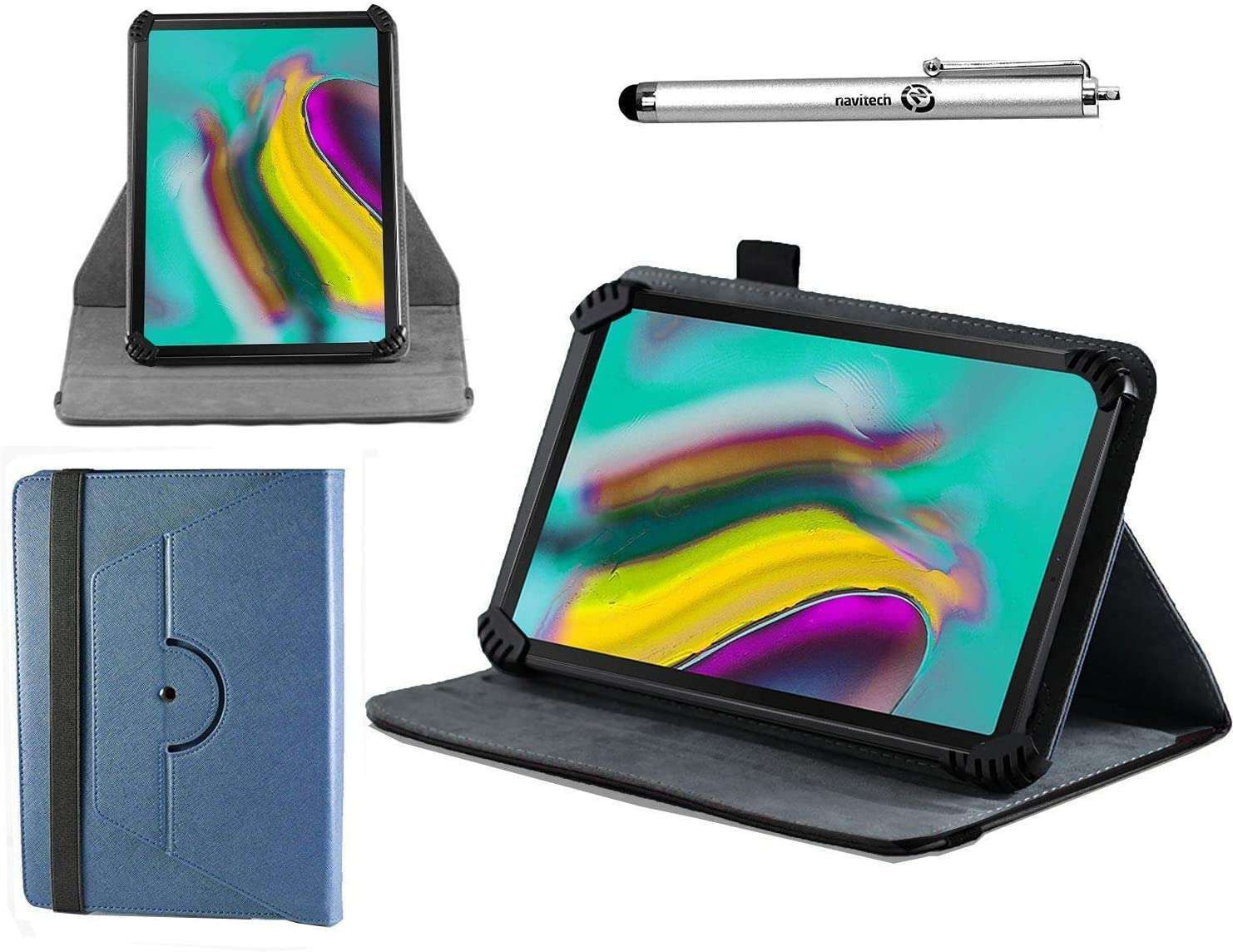 Navitech Blue Case & Stylus For The Polaroid Benross 40490 7" Tablet
