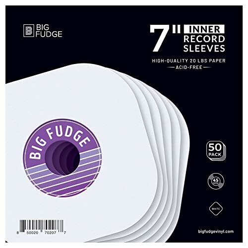 Big Fudge Custodie Interne per Vinili - Bustine Fatte di Carta Priva di (i2U)