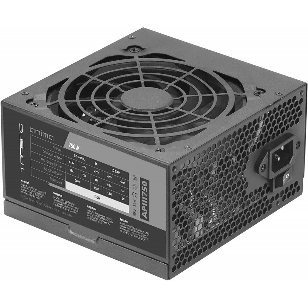 Tacens Anima APIII850, Alimentatore ATX 750W, SMD 85% Bronze 12V, 120mm fan