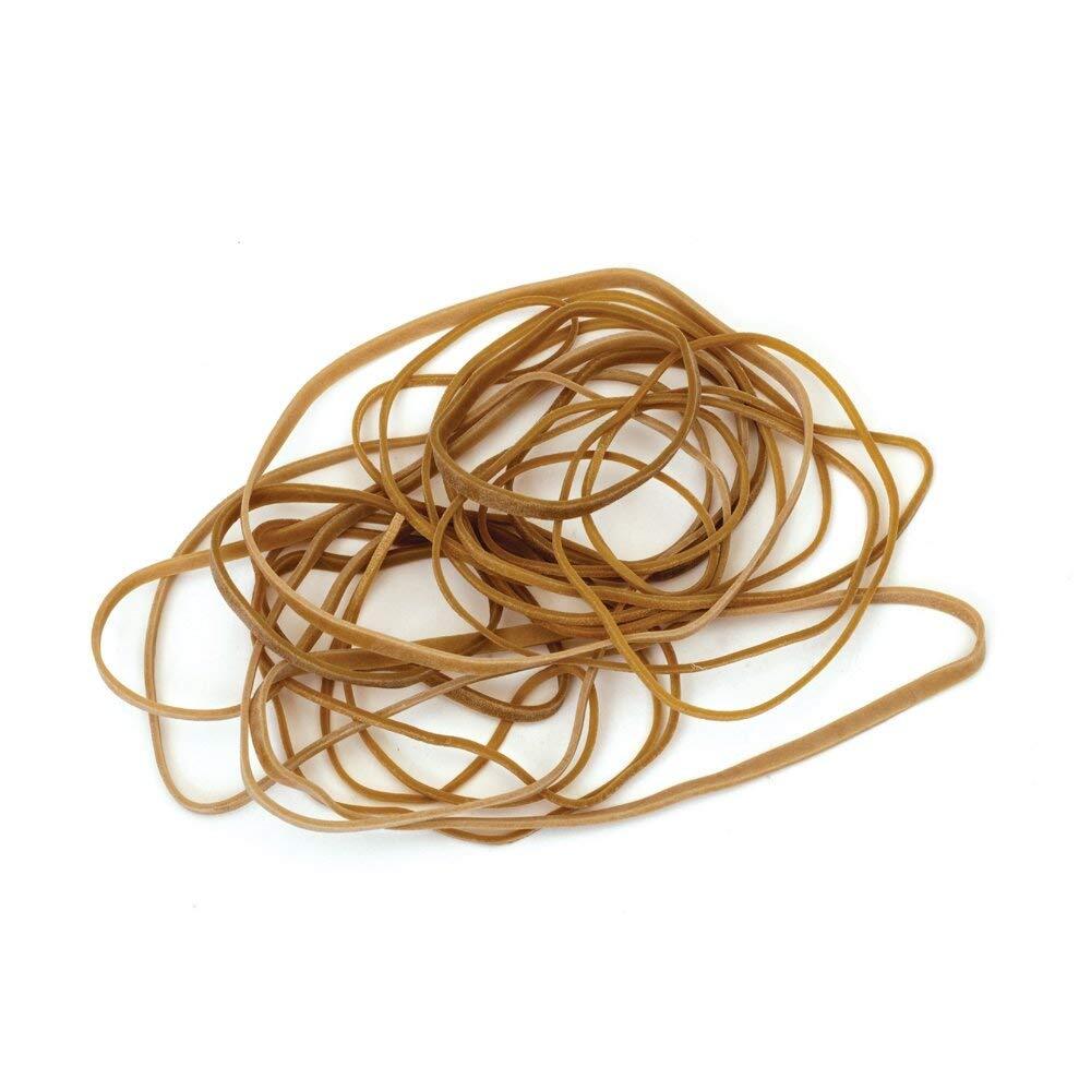 Whitecroft Essentials No 38 3x150mm Natural Rubber Bands (Box of 454g),beige oak