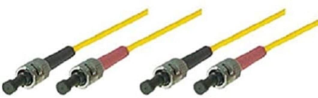 Equip ST Yellow Fiber Optic Cable - Fiber Optic Cable 15,00 Meter