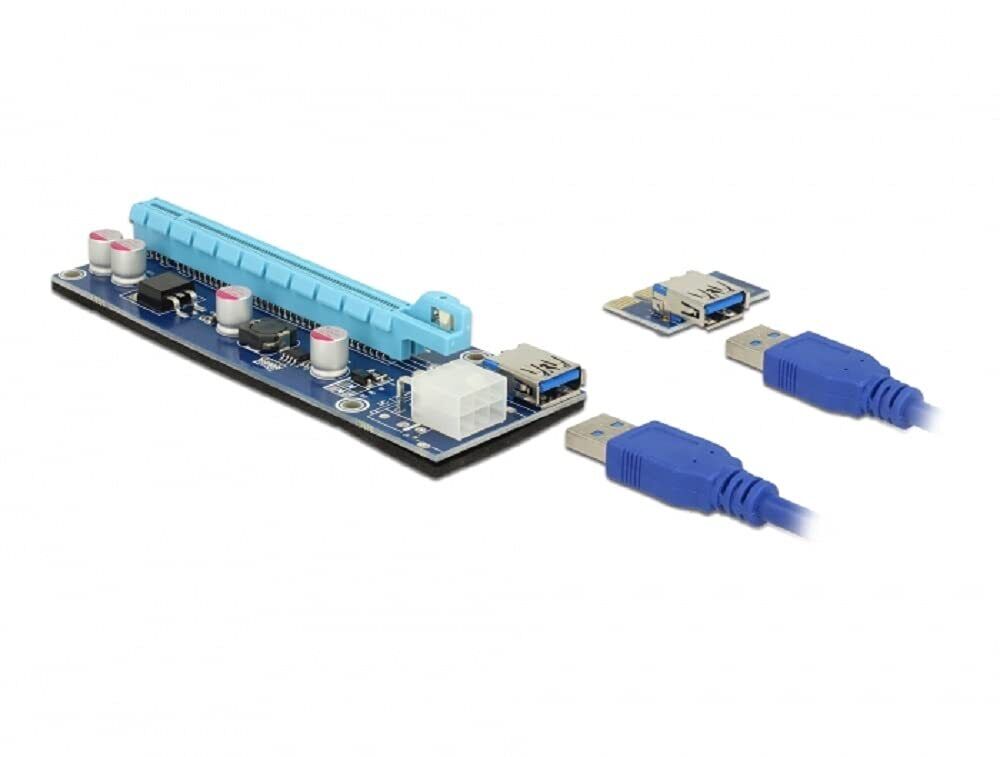 DeLOCK 41426 Riser Card PCI Express x1 x16 with 60 cm USB Cable