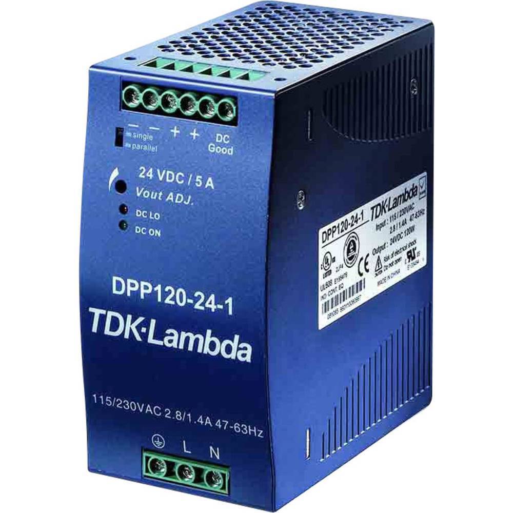 TDK-Lambda DPP120-24-1 Alimentatore per guida DIN 24 V/DC 5 A 120 W Num.