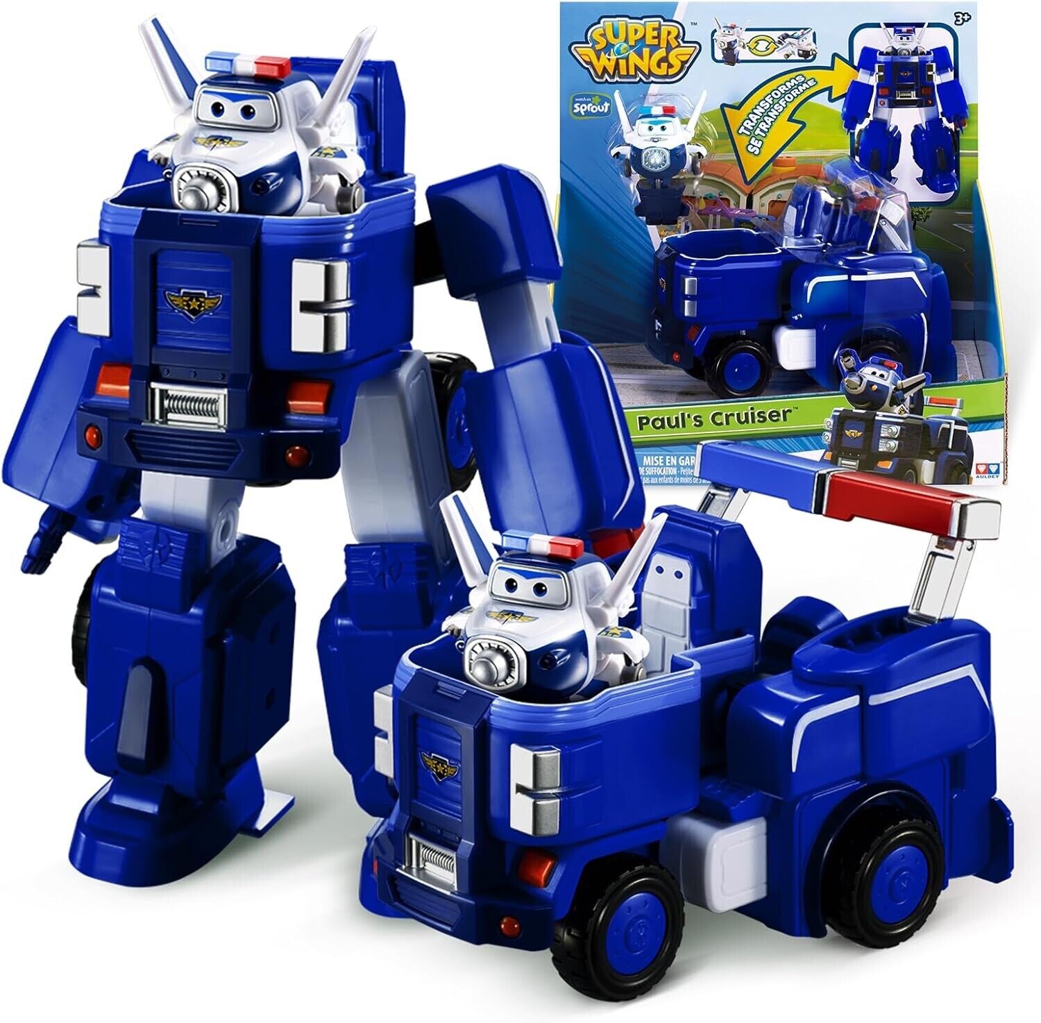 Super Wings-EU720315-Transforming Jett Transforming Vehicles Paul's Cruiser