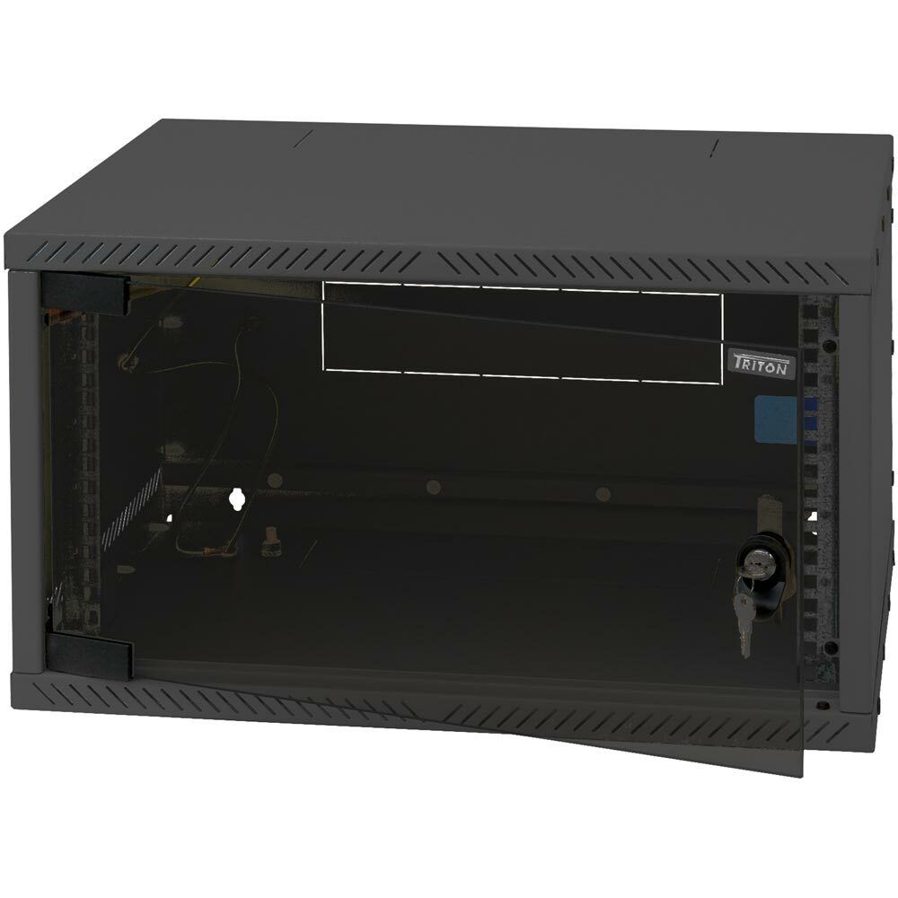 INL Rack 19" da parete, fornito smontato (flat pack), 550x400, 09U, IP30, porta