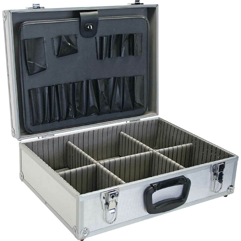 INL InLine® Valigetta porta attrezzi (vuota), alluminio, con serratura, Silver