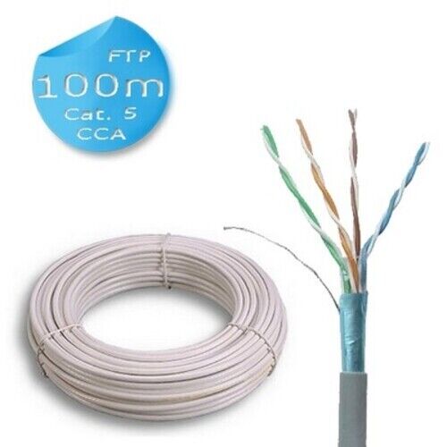Mach Power MATASSA CAVO DI RETE 100 MT RAME CAT.5E FTP (CM-009)