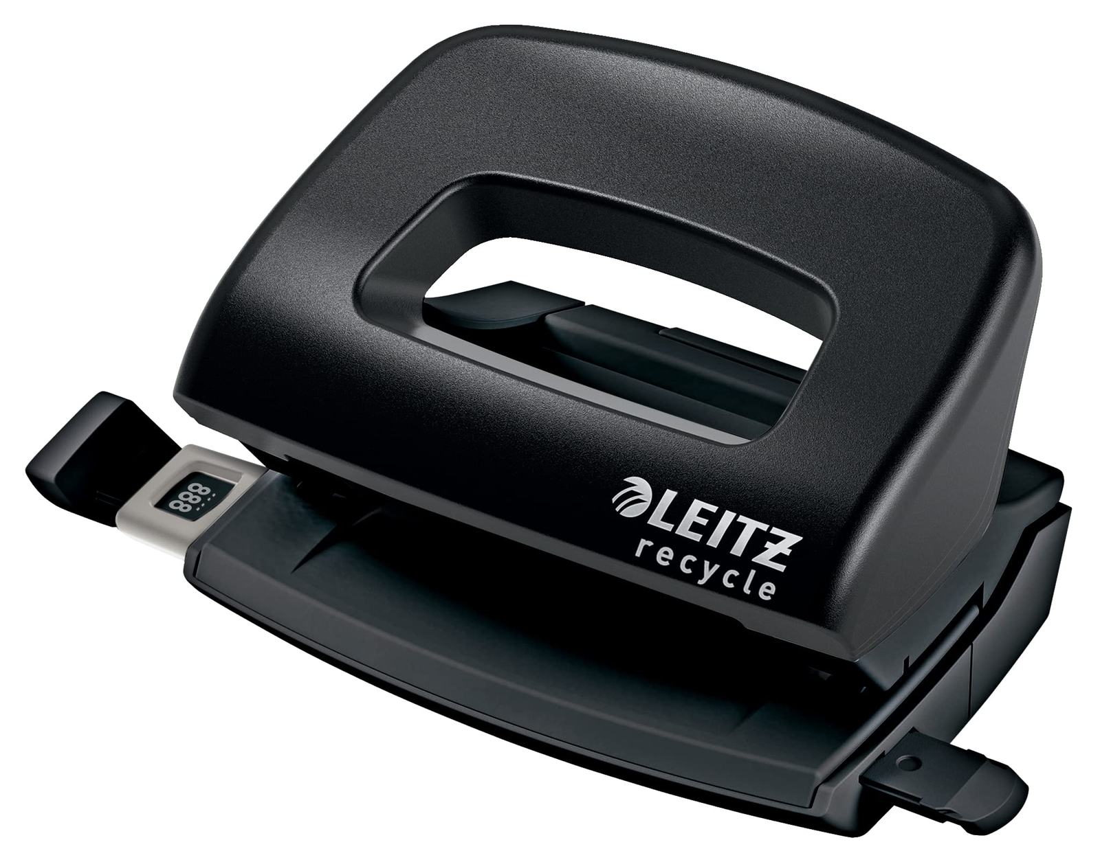 Leitz NeXXt Recycle Mini Hole Punch, 10 A4 Sheet Puncher, 100% Recyclable, Steel