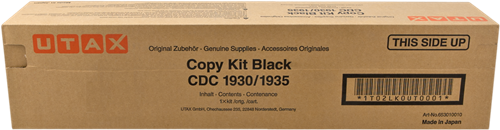 UTAX 653010010 TONER ORIGINALE NERO CDC 1930/CDC 1935/3005ci/3505c TA iDCC 2930