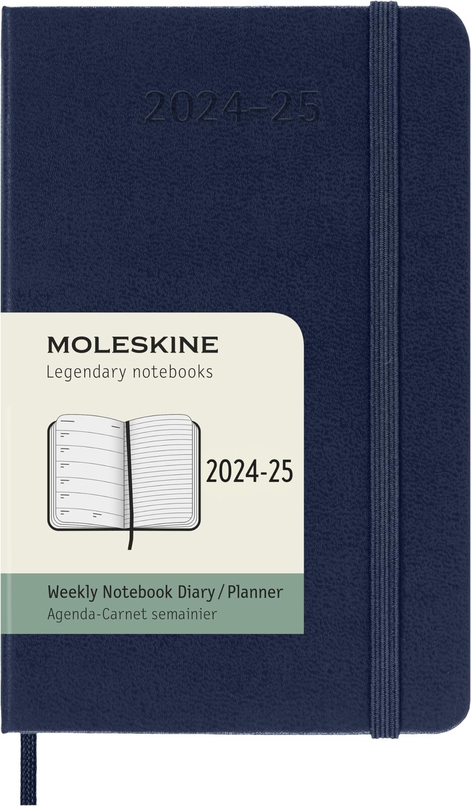 Moleskine Weekly Planner 2024-2025, Weekly Planner 18 Months 2025, With Space Fo