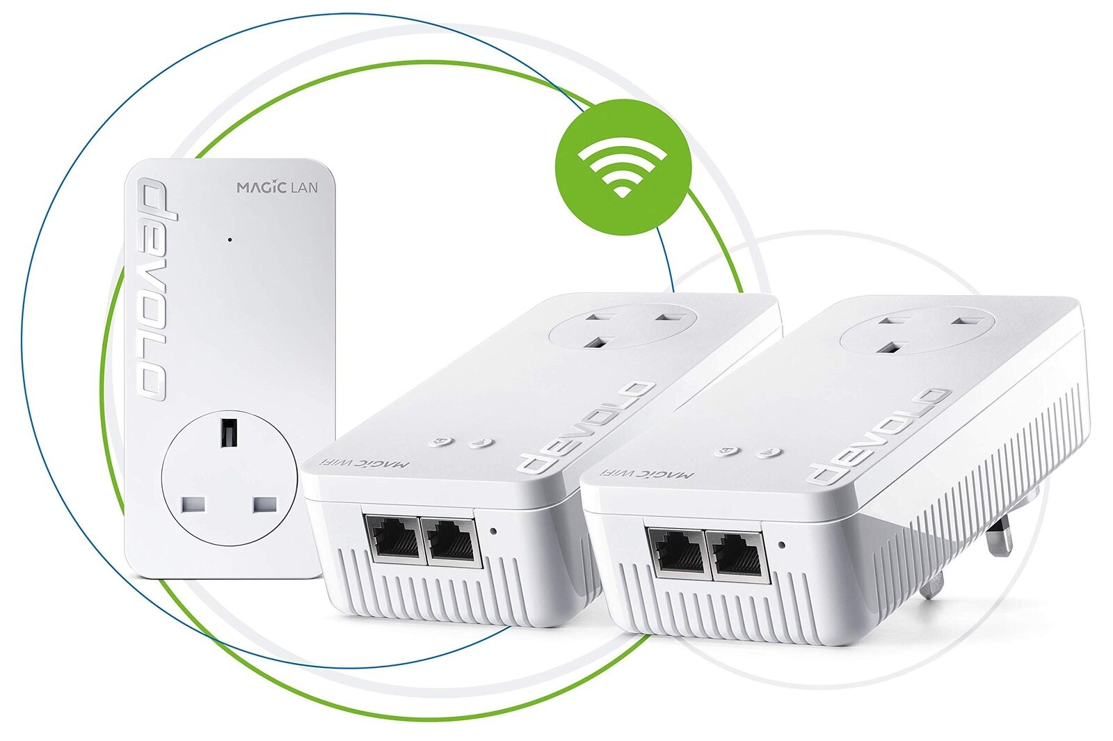 devolo Magic 1-1200 Wi-Fi 5 Whole Home Wi-Fi Kit: Stable Home Working, High Perf
