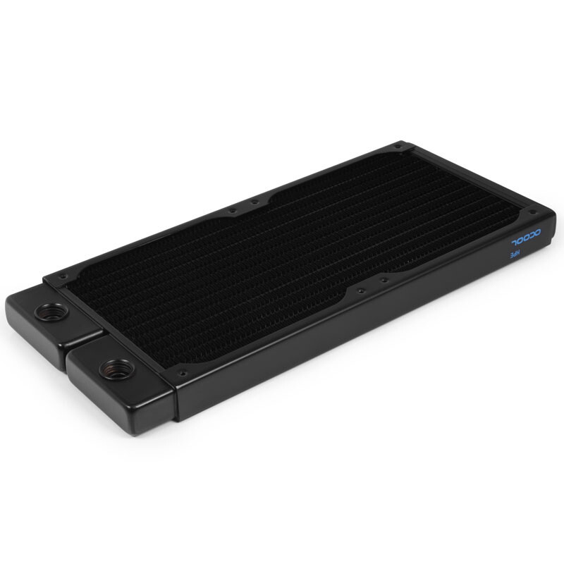 Alphacool 14436 Radiatior Brass Copper Steel Black 1/4" 60 °C 4 fan(s) 14436