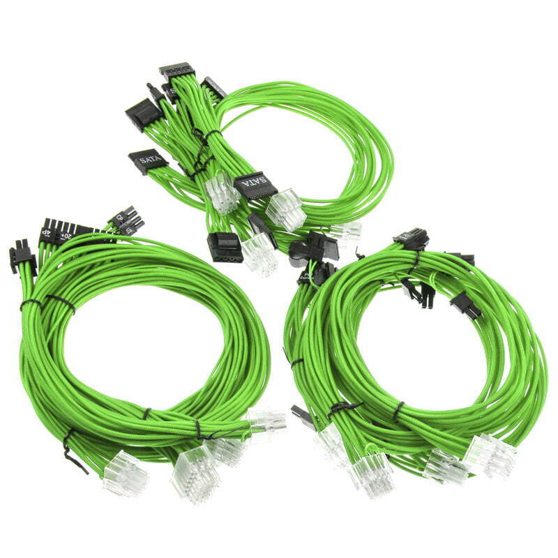 Super Flower Computer Sleeve Cable Kit grün AC Adapter AC SF-1000CS-GR