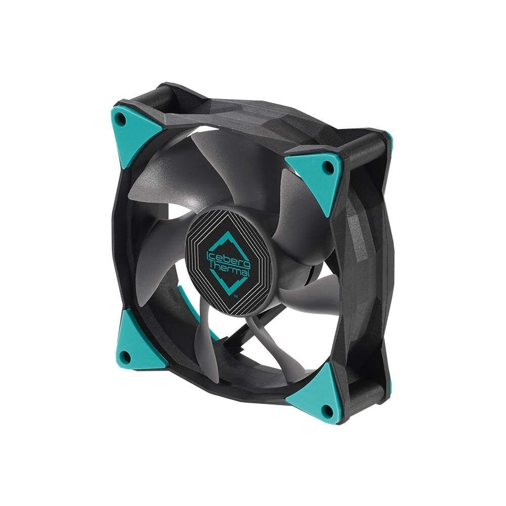 Iceberg Thermal IceGALE Xtra 80mm PWM Hochleistungs-Gehäuselüfter (Schwarz)