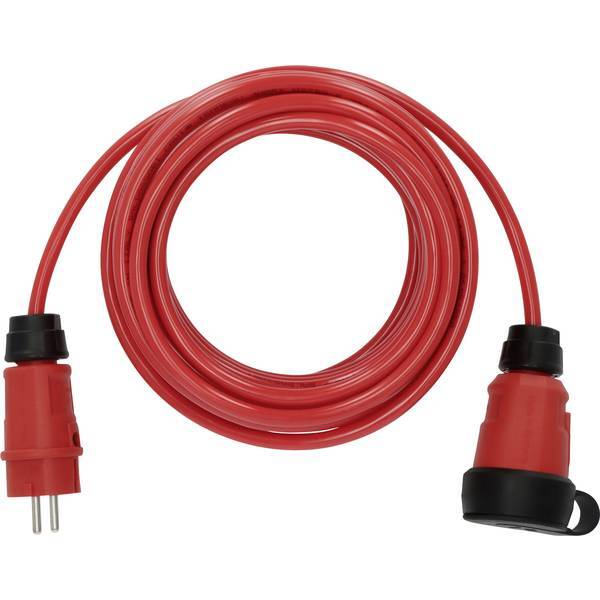 Brennenstuhl 9161100210   Alimentazione Prolunga 16 A Nero, Rosso 10 m H07BQ-F 3