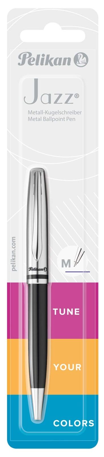 Pelikan Jazz Classic 807098 Ballpoint Pen Black Classic blister pack Black