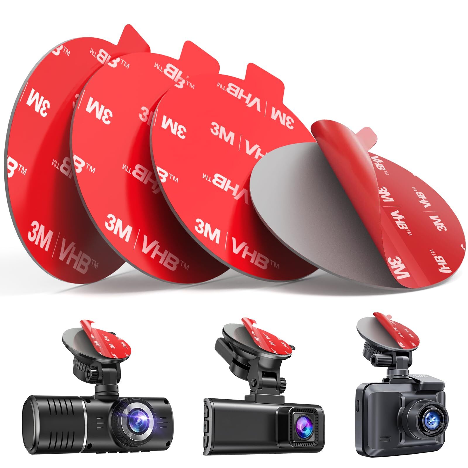 Dash Cam Sticky Pads per Nextbase volport Adesivo bifacciale di ricambio, (n9r)
