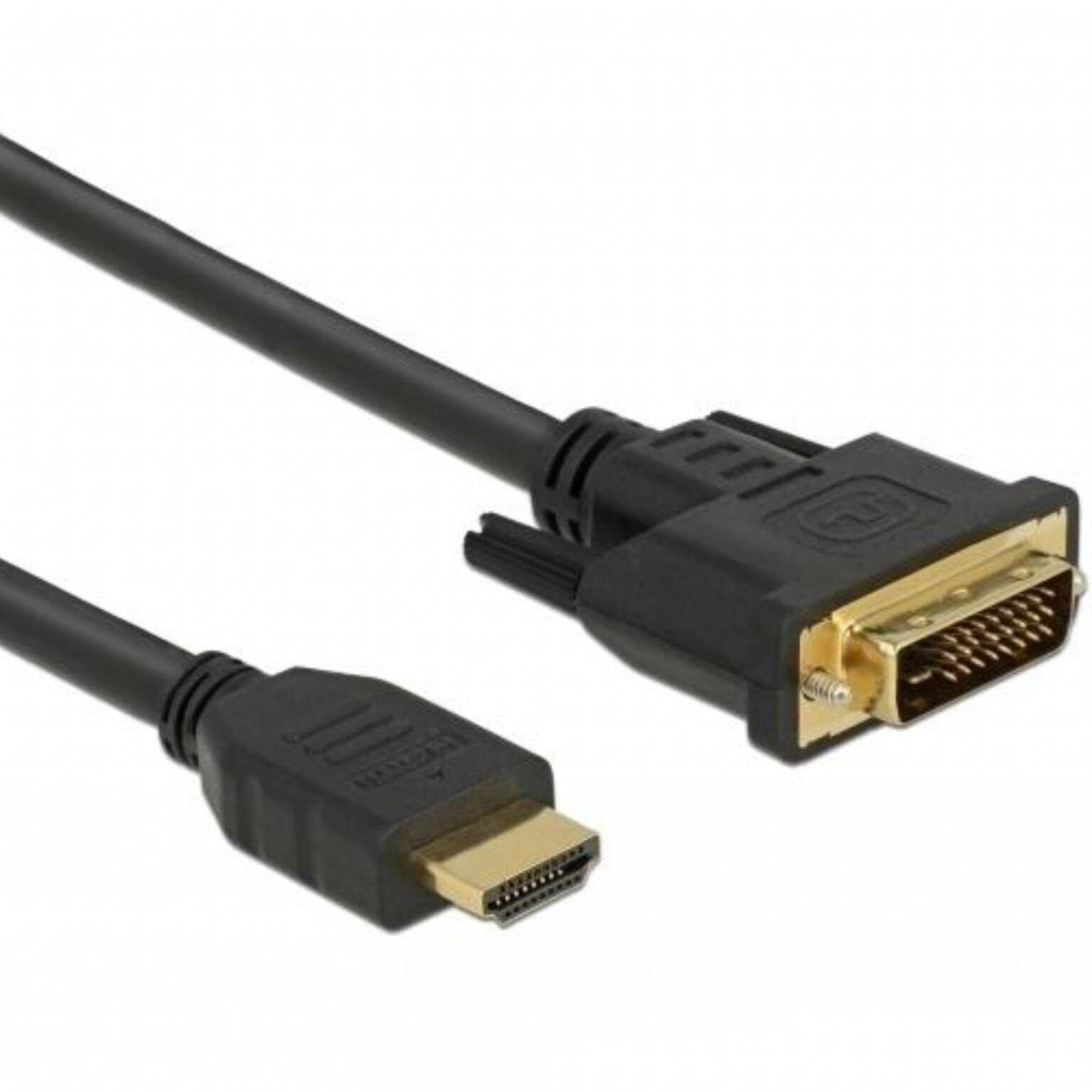 Delock HDMI to DVI 24+1 Cable Bi-directional Video Cable Adapter 3.0m
