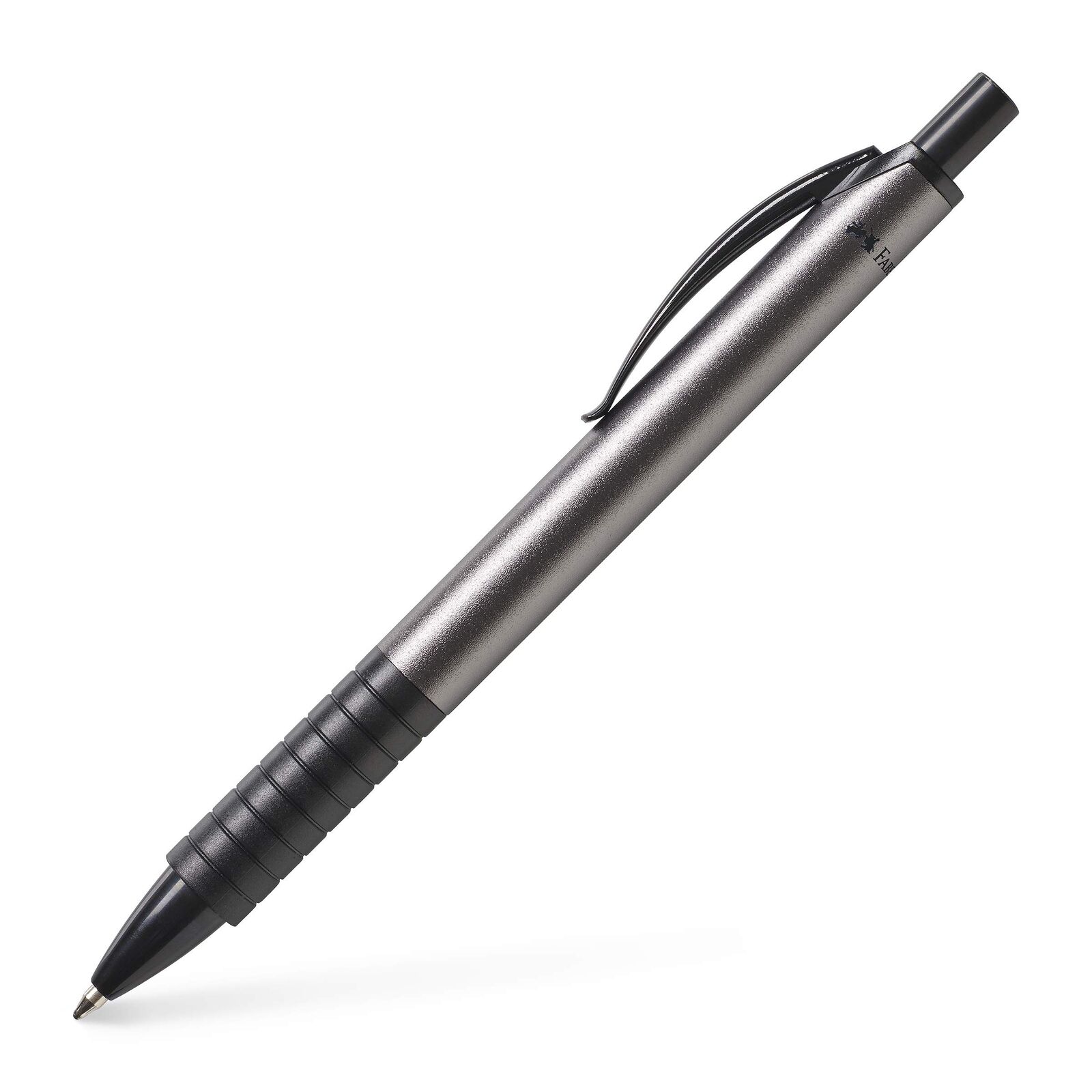 Faber-Castell 143481 Basic M Ballpoint Pen in Folding Box Anthracite Pack of 1 c