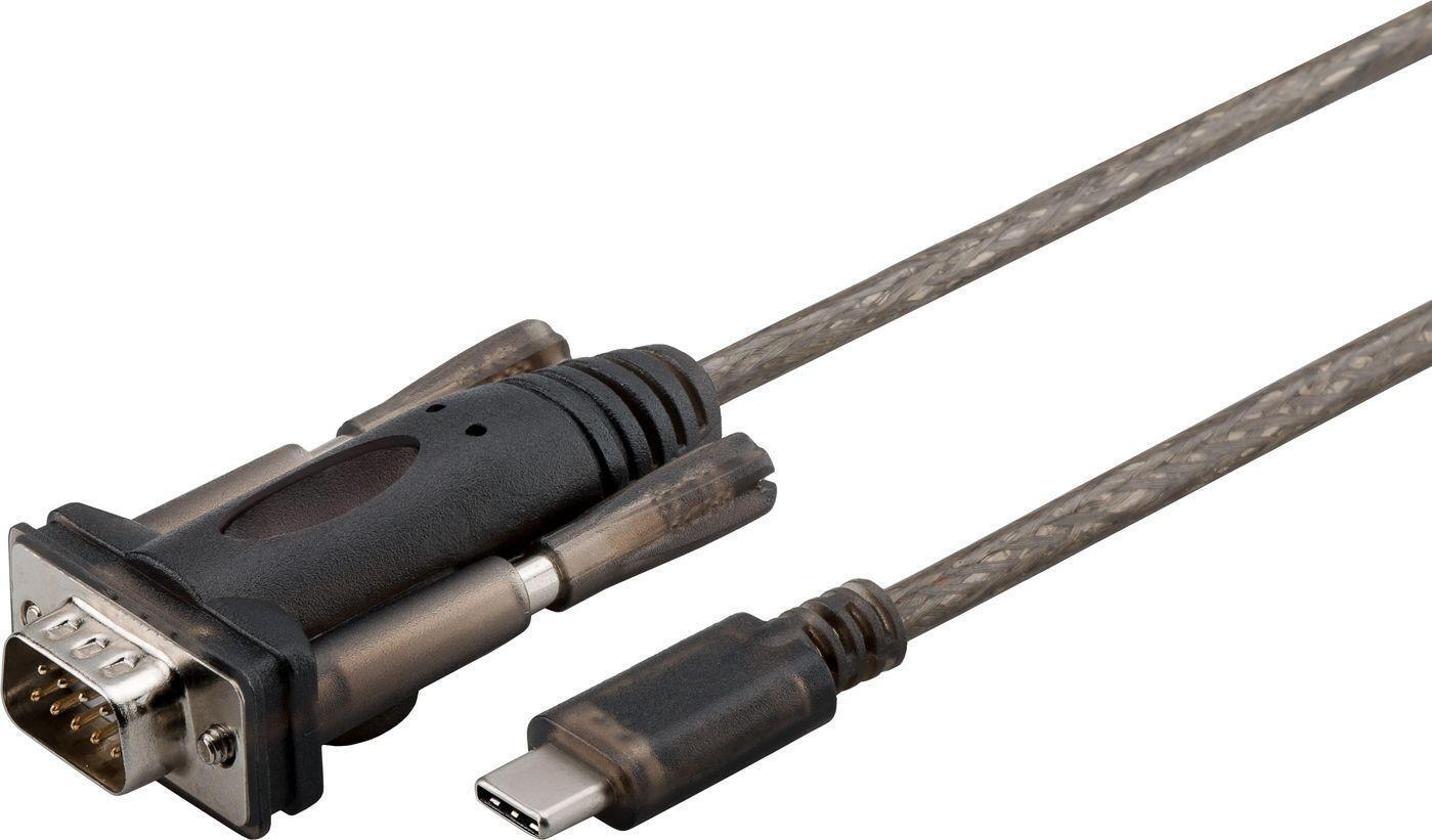USB - C - Serial DB9 1m M-M