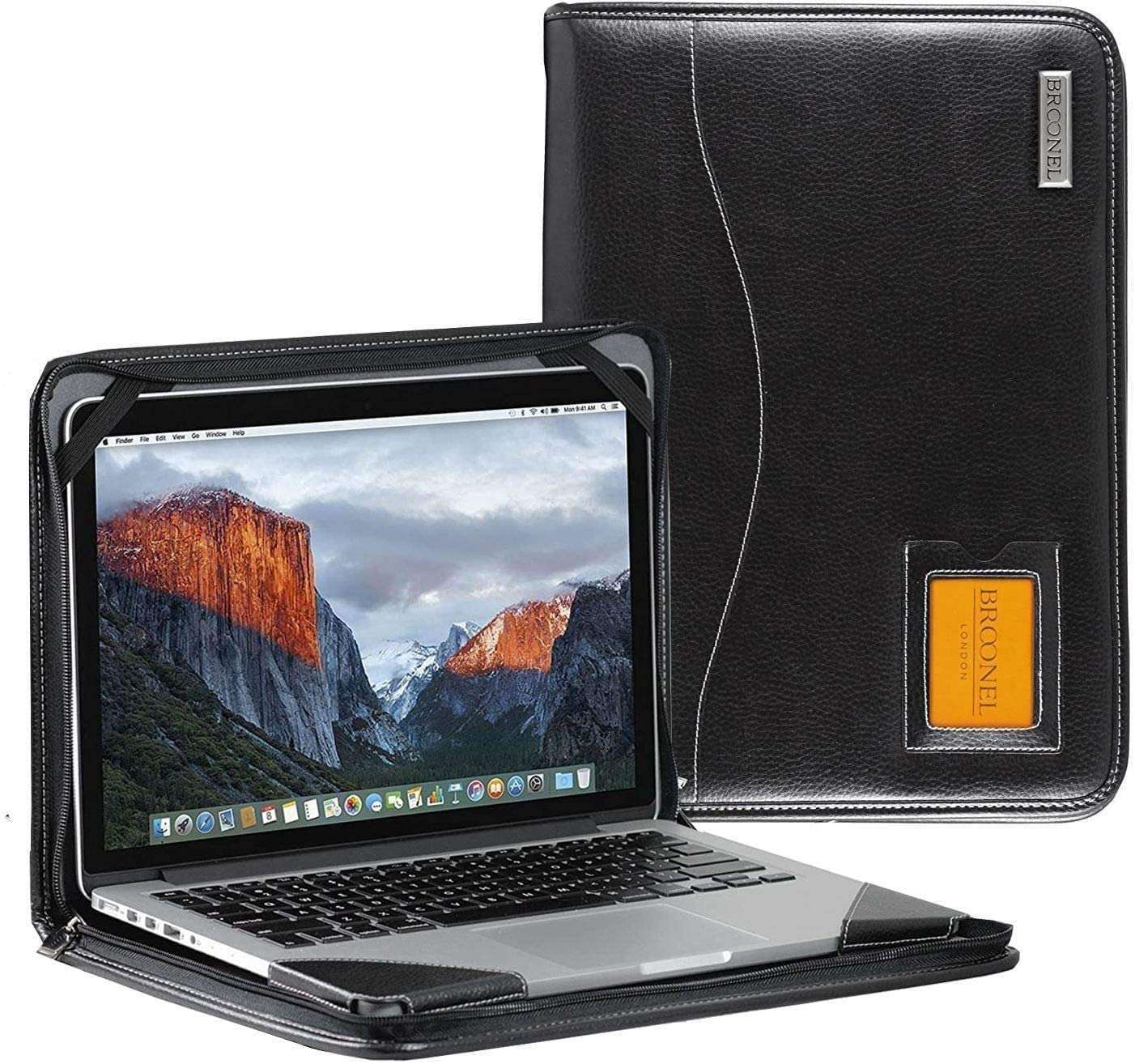 Broonel Black Leather Case For Lenovo Yoga Slim 7X 14" Laptop