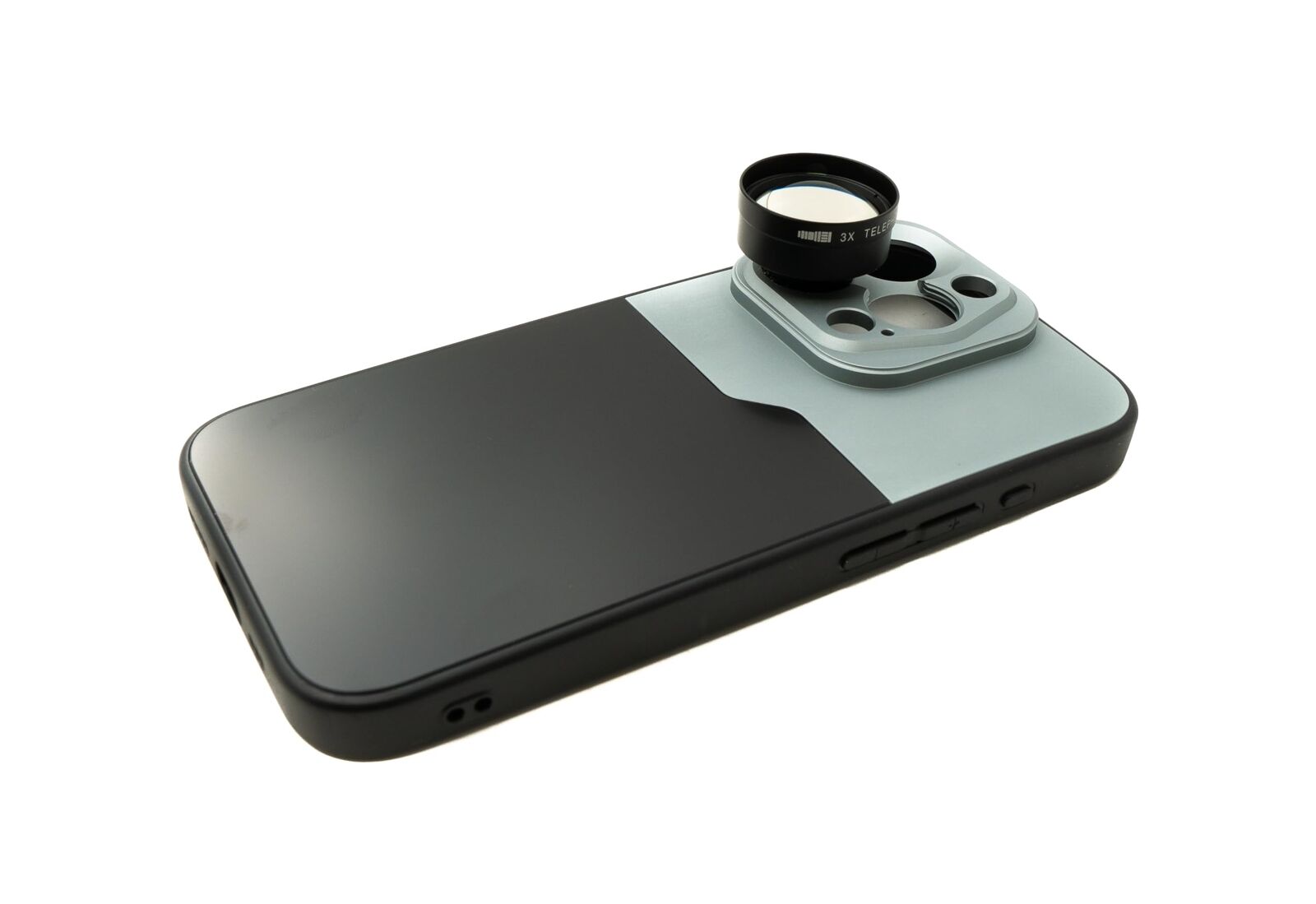 SYSTEM-S Zoom Lente 3X Tele Obiettivo 37mm Filtro con Custodia per iPhone (a6r)